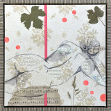 Collagebilleder på lærred. Collage kunst Birgitte Eriksson