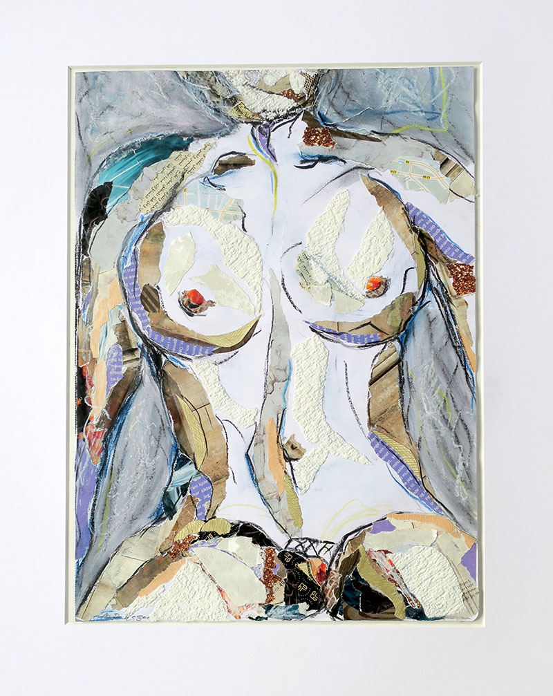 Billedkunst. Collage på papir. Unikke collagebilleder. Collage billeder.  Collage kunst af Birgitte Eriksson.