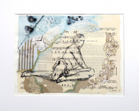 Billedkunst. Collage på papir. Unikke collagebilleder. Collage billeder.  Collage kunst af Birgitte Eriksson.