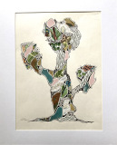 ke collagebilleder. Collage billeder.  Collage kunst af Birgitte Eriksson.