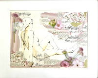 Billedkunst. Collage på papir. Unikke collagebilleder. Collage billeder.  Collage kunst af Birgitte Eriksson.