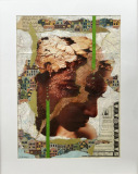 Billedkunst. Collage på papir. Unikke collagebilleder. Collage billeder.  Collage kunst af Birgitte Eriksson.