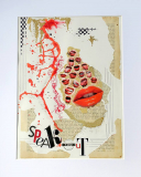 Billedkunst. Collage på papir. Unikke collagebilleder. Collage billeder.  Collage kunst af Birgitte Eriksson.