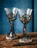 Snoet jern med glas. Unikke eventyrglas af Birgitte-Eriksson